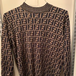 Fendi Vintage Logo Sweater